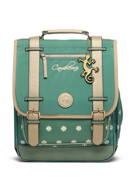 Sac à Dos 3 Compartiments Cameleon Vert vintage fantasy PBVGSD39 vue secondaire 7