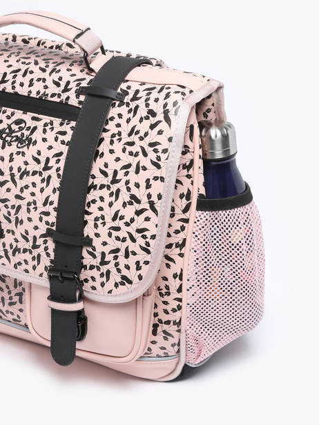 Cartable 2 Compartiments Cameleon Rose vintage north PBVWCA38 vue secondaire 5