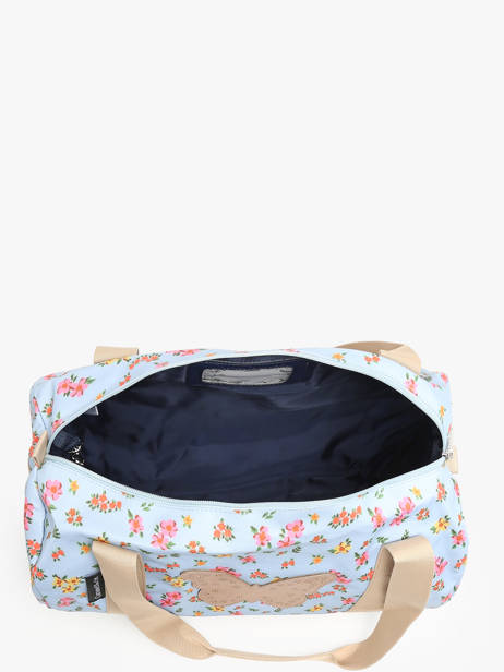 Kids Travel Bag Caramel et cie Blue family FA other view 2