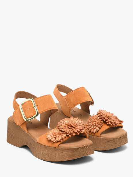 Sandales Plateforme En Cuir Gabor Orange women 11 vue secondaire 1