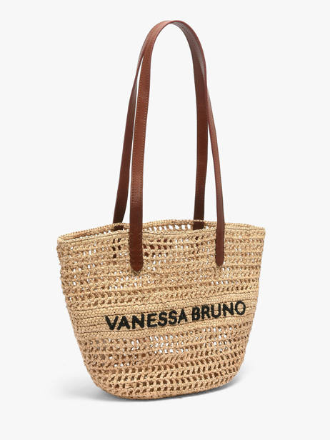 Sac Porté épaule Cabas Raphia Raphia Vanessa bruno Beige cabas raphia 60V40818 vue secondaire 2