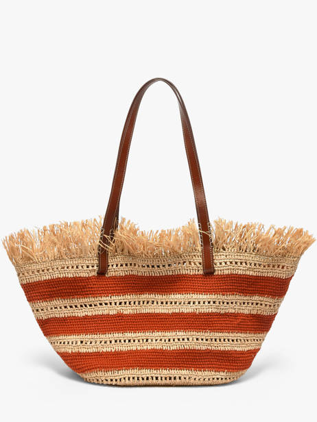 Sac Porté épaule Cabas Raphia Raphia Vanessa bruno Orange cabas raphia 23V40928