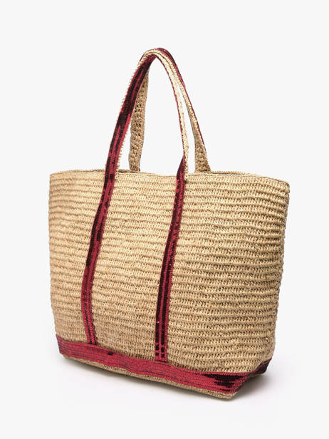 Sac Porté épaule Cabas Raphia Raphia Vanessa bruno Beige cabas raphia 64V40315 vue secondaire 2