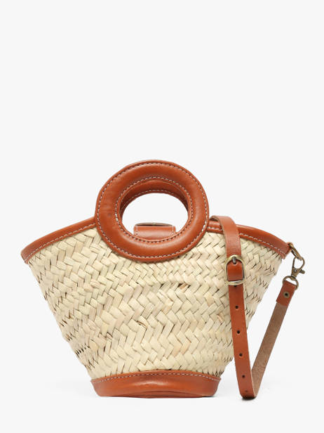 Sac Porté Main Estival Le voyage en panier Beige estival PM927 vue secondaire 4