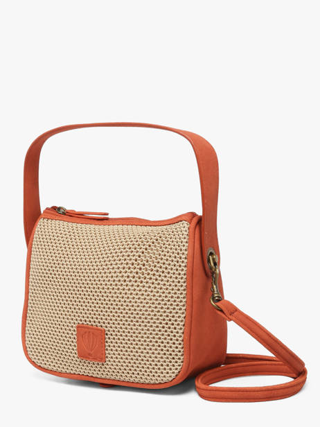 Sac Bandoulière Resille Polyester Le voyage en panier Beige resille PM959 vue secondaire 2