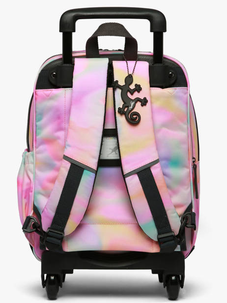 Sac A Dos à Roulettes 2 Compartiments Vintage Fantasy Cameleon Rose vintage fantasy SR40 vue secondaire 5