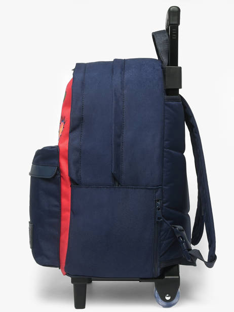 Sac A Dos à Roulettes 2 Compartiments Tann's Bleu les fantaisies g 73328 vue secondaire 2