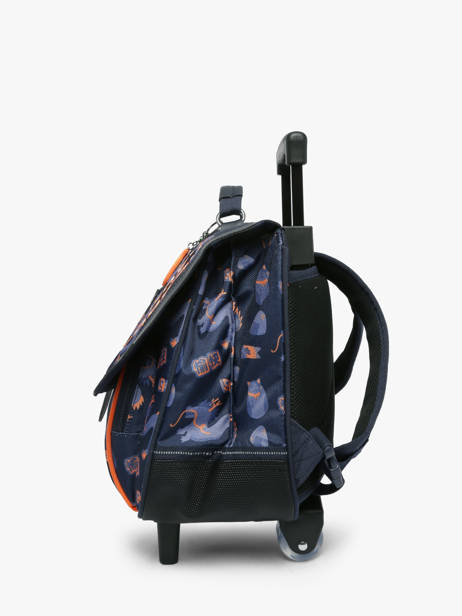 Cartable à Roulettes 2 Compartiments Tann's Bleu les fantaisies g 42155 vue secondaire 2