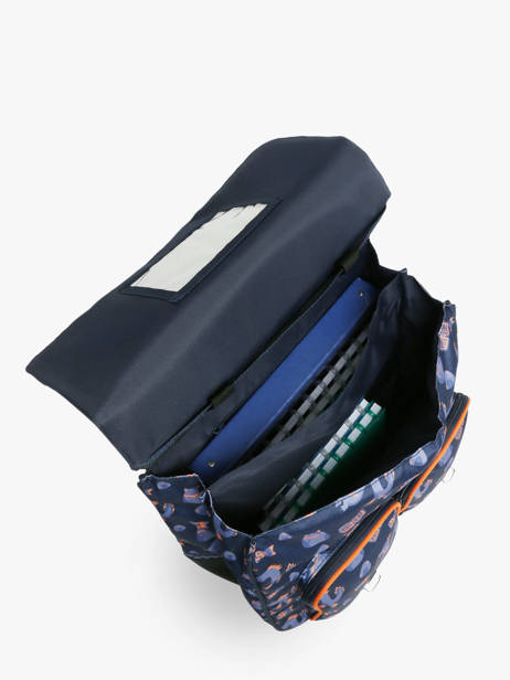 Cartable à Roulettes 2 Compartiments Tann's Bleu les fantaisies g 43155 vue secondaire 3