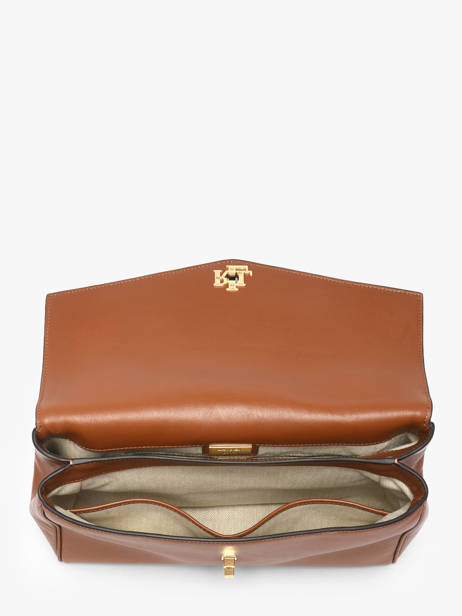 Sac Porté Main Farrah Cuir Lauren ralph lauren Marron farrah 31P11738 vue secondaire 2