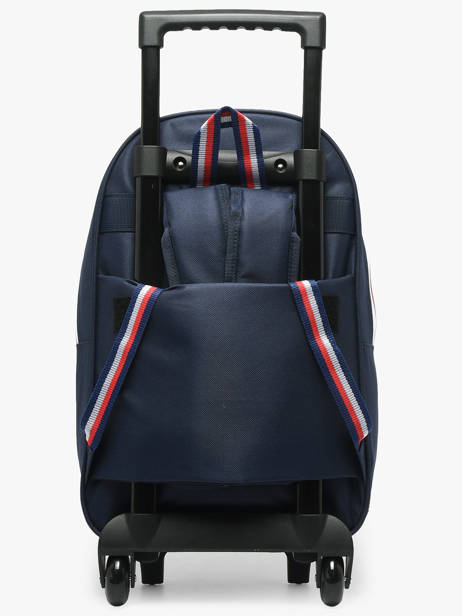 Sac A Dos à Roulettes 1 Compartiment Federat. france football Bleu fff 25BX204R vue secondaire 5