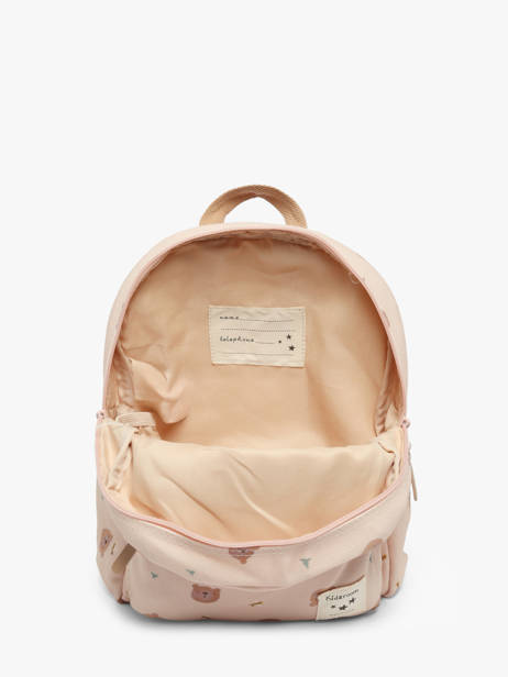 Mini Sac à Dos Kidzroom Beige little story 1684 vue secondaire 3