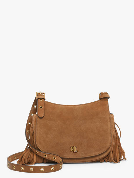 Sac Bandoulière Dryden Cuir Lauren ralph lauren Marron dryden 31P11793