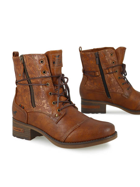 Bottines Mustang Marron accessoires 1229508 vue secondaire 2