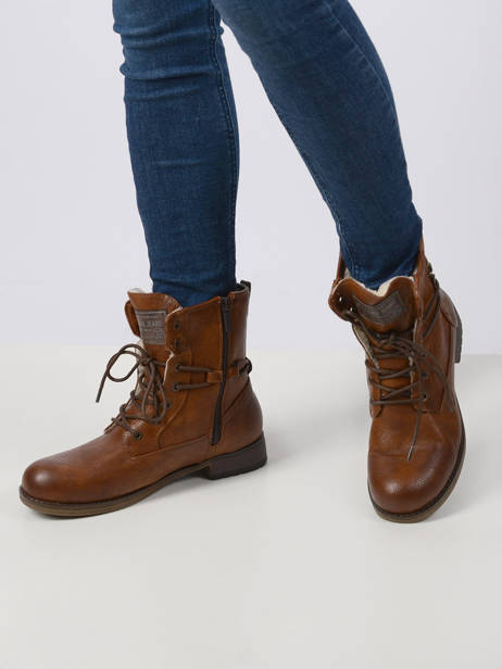 Bottines Mustang Marron accessoires 1139630 vue secondaire 2
