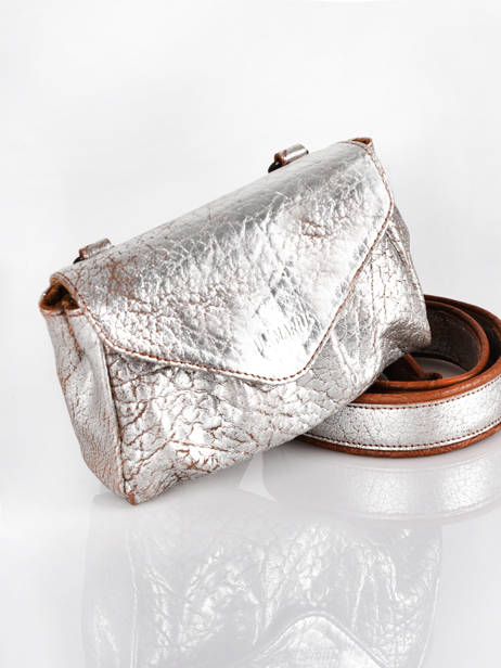 Leather Suzon Argento Crossbody Bag Paul marius Gray argento SUZSARG other view 2