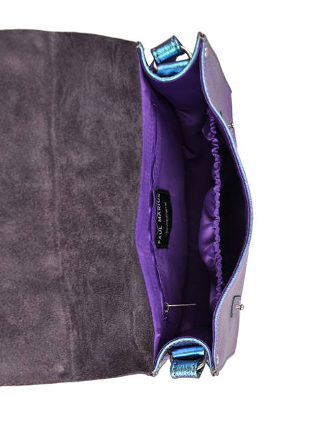 Sac Bandoulière L'indispensable Scarabee Cuir Paul marius Multicolore scarabee INDISSCA vue secondaire 4
