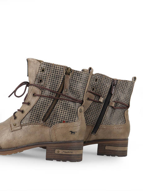 Bottines Mustang Beige accessoires 1229510 vue secondaire 2
