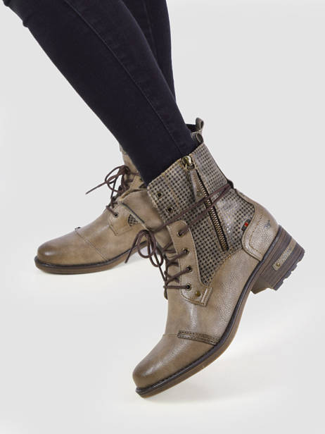 Bottines Mustang Beige accessoires 1229510 vue secondaire 1