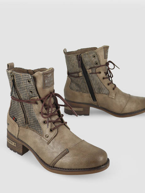 Bottines Mustang Beige accessoires 1229510 vue secondaire 3