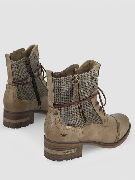 Bottines Mustang Beige accessoires 1229510 vue secondaire 4