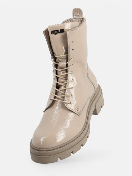 Boots En Cuir Mjus Beige accessoires M79258 vue secondaire 1