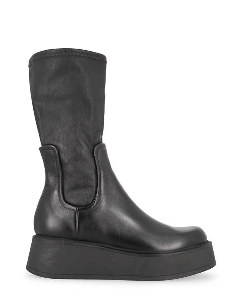 Boots En Cuir En Cuir Mjus Noir accessoires P78304