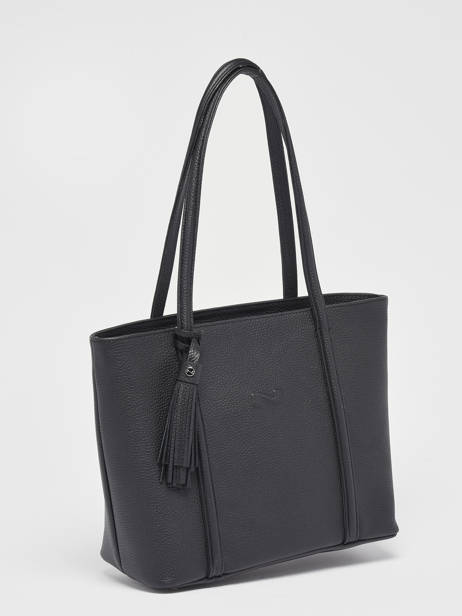 Sac Shopping Small Cabas Cuir Nathan baume Noir nathan 6 vue secondaire 2