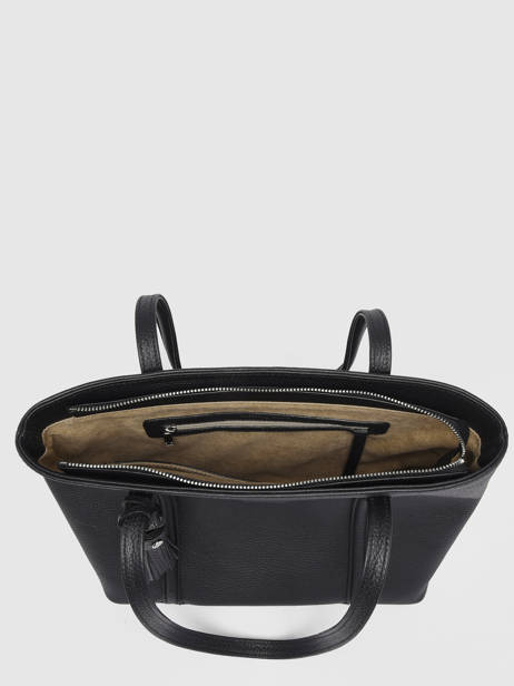 Sac Shopping Small Cabas Cuir Nathan baume Noir nathan 6 vue secondaire 3