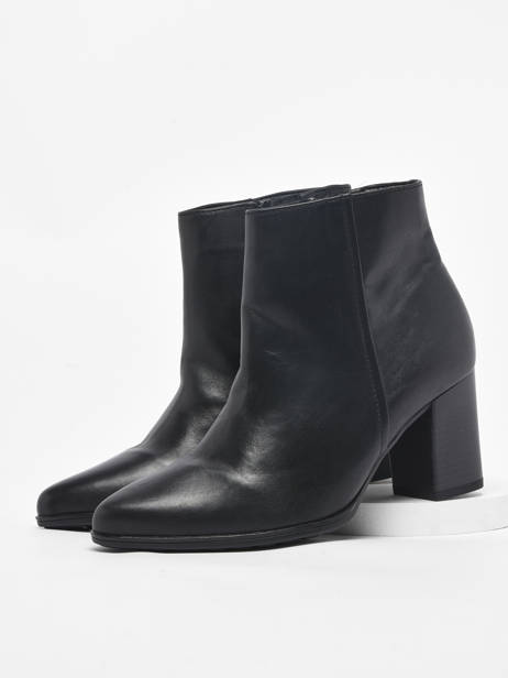 Bottines à Talon En Cuir En Cuir Gabor Noir accessoires 57 vue secondaire 3