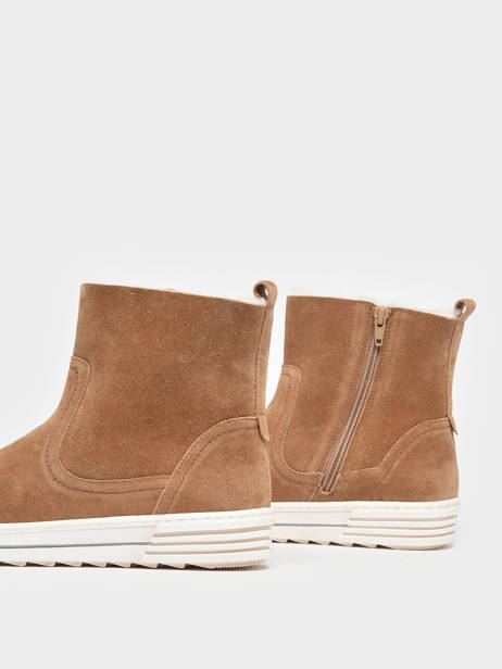 Bottines En Cuir En Cuir Gabor Bleu accessoires 14 vue secondaire 3