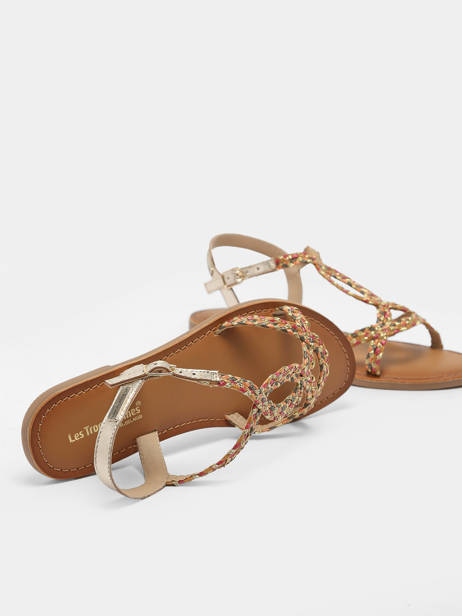 Sandales Cimona En Cuir Les tropeziennes Vert accessoires CIMONA vue secondaire 1