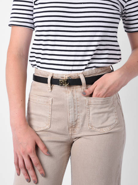 Ceinture Elmswood Lauren ralph lauren Noir elmswood 12912038 vue secondaire 1