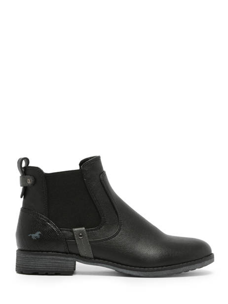 Bottines Mustang Noir accessoires 1265522