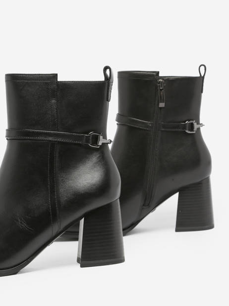 Bottines à Talon En Cuir Tamaris Noir accessoires 41 vue secondaire 1