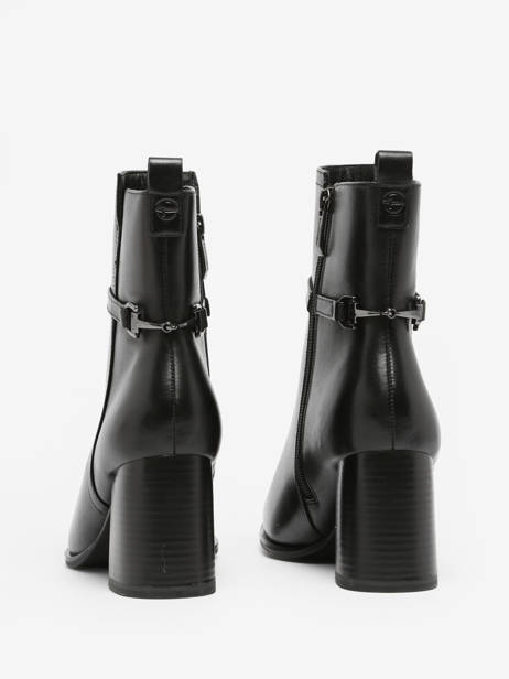 Bottines à Talon En Cuir Tamaris Noir accessoires 41 vue secondaire 2